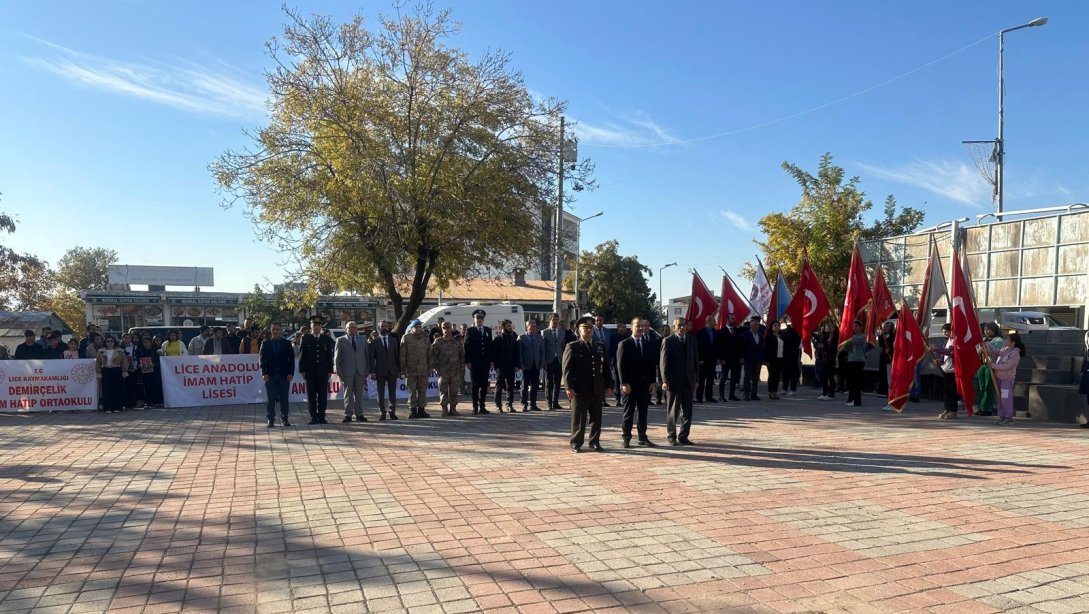 10 KASIM ATATÜRK'Ü ANMA GÜNÜ PROGRAMI DÜZENLENDİ